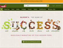 Tablet Screenshot of bloomskosher.com